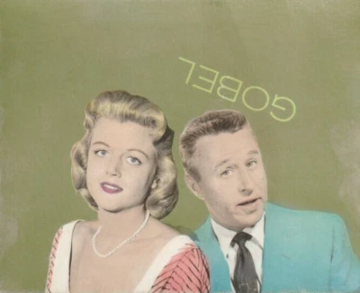 NBC Telop Bump Card Promo Photo 1954 Angela Lansbury George Gobel Show DBW # 3 - Image 1 of 3