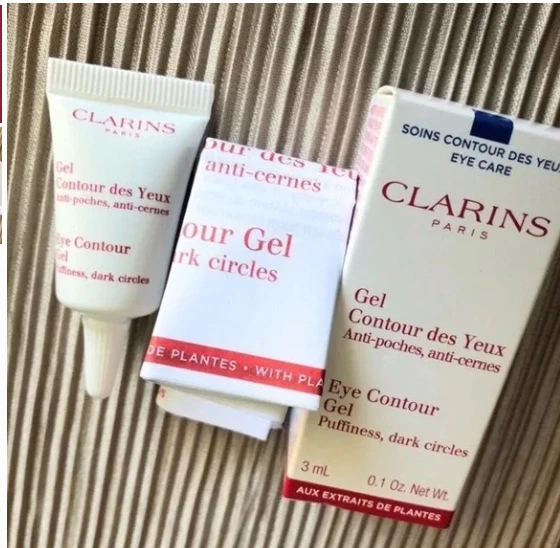 Гель CLARINS Eye Contour Gel Rids Puffiness Dark Circles 0,1 унции 3 мл NeW BoX - Изображение 1 из 1