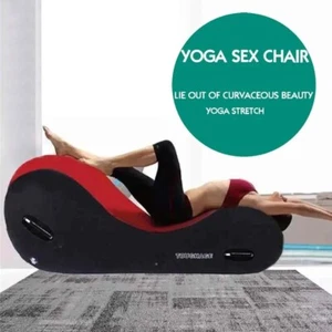 Toughage Aufblasbares Sofa Sessel Haushalt Yoga Chaiselongue Luftbett Kissen - Bild 1 von 24