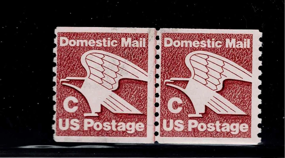 US Scott #1947, LINE PAIR 1981 Eagle FVF MNH - Image 1 of 1