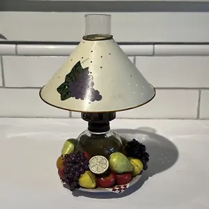 Fruit Designed Lantern Votive Metal Shade BAND Designs Inc. 11” Country - Picture 1 of 9