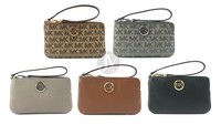Michael Kors  Fulton Large Top Zip Wristlet Clutch Wallet