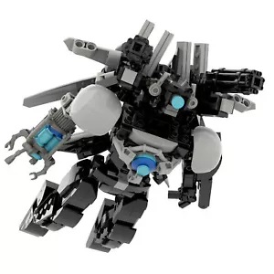 New Skibidi&Toilet Surveillance Man Building Block Puzzle Model Toys Kids Gifts - Picture 1 of 12