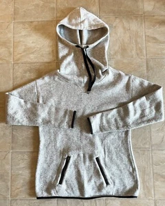 Champion Sudadera con Capucha Sudadera Chaqueta Gris Mujer Talla Pequeña - Imagen 1 de 4