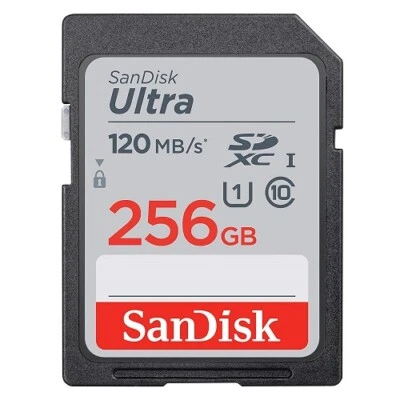 Sandisk Ultra SD Memory Card for Canon Mirrorless Camera EOS M6 M5 M50 M100 M200 - Image 1 of 4
