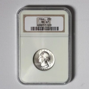 Washington Quarter 1944 NGC MS67 ***Rev Tye's Coin Stache*** #7020300 - Imagen 1 de 4