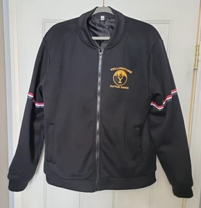 Yellowstone Dutton Ranch Black Lightweight Zip Up Jacket in Size XL - Picture 1 of 8