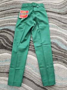 Vintage Dickies Mens Pants 874 25 X 31 Chino Green 70s Nwt Workwear Twill - Bild 1 von 9