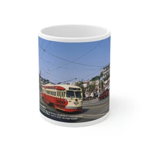 Ceramic Mug 11oz -- San Francisco Muni PCC 1062 at Market & Castro - Picture 1 of 13