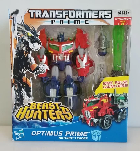Transformers Prime Beast Hunters OPTIMUS PRIME Autobot Voyager Class NEW NIB Cover
