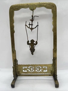 Cherub Clock Pendulum Decorative Swing - Picture 1 of 10