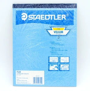 Staedtler 8.5x11 Rag Vellum 50 Sheet Pad 8x8 Grid Sealed - Picture 1 of 4