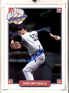 1993 MLBPA All Star Autographs Don Drysdale Auto Los Angeles Dodgers - Picture 1 of 2