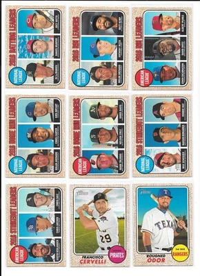 2017 Topps Heritage Baseball Trading Cards / Choose #s 1 - 200 / mb53 - Image 1 of 4