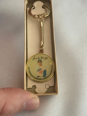 Llavero Sandy Koufax Vintage Béisbol 1966 LA Dodgers Foto 1 de 4
