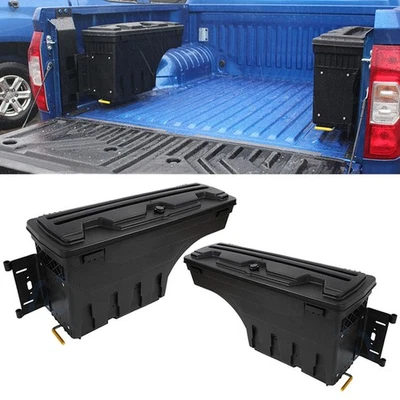 Truck Bed Storage Tool Box For 1999-2016 Ford F250 F350 F450 Super Duty L+R Side Foto 1 de 4