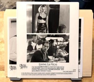 Dossier de presse film LEAVING LAS VEGAS 1995 avec 8 photos promotionnelles noir et blanc - Photo 1/8