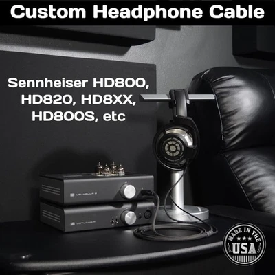AUDIOPHILE NINJA Sennheiser HD800 / HD800S / HD820 / HD8XX - Headphone Cable