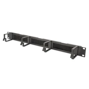 DIGITUS Professional DN-97663 Kabelrangierpanel mit Bürstenleisten 1HE Schwarz - Bild 1 von 1