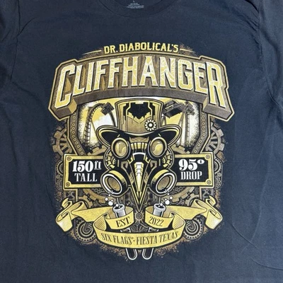 Camiseta Six Flax Fiesta Texas Dr Diabolical Cliffhanger Talla Grande 1067 Foto 1 de 4