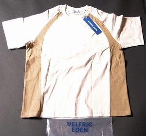 Aelfric Eden Basic Color Blocking TeeBeige Yello Size Medium - Picture 1 of 7