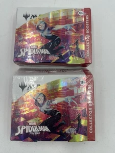 (2) Lot 2025 Magic The Gathering Marvel's Spider-Man Collector Booster Box - Picture 1 of 6