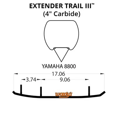 Corredores de carburo Woodys Extender Trail III - EYV38800 Foto 1 de 2