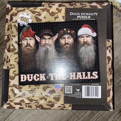 Rompecabezas Duck Dynasty Christmas Duck*the*Halls 1000 piezas sellado NUEVO Foto 1 de 2