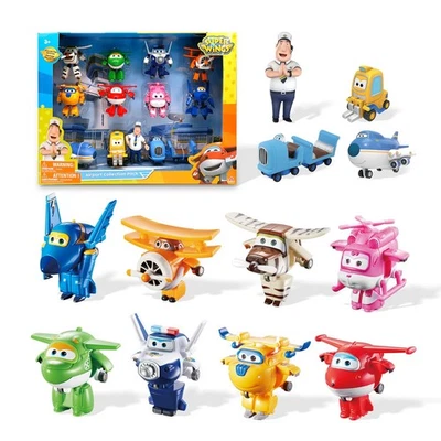 Super Wings - 5" Transforming Aeropuerto Avión Juguetes Colección Juego Vehículo... Foto 1 de 4
