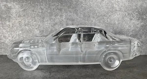 Hofbauer Lead Crystal Vintage Mercedes Benz Glass Model Car Sedan - Picture 1 of 8