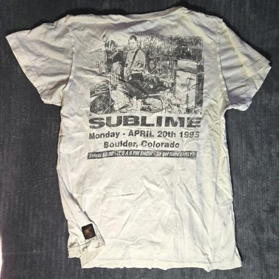 Camiseta Free People Trunk Ltd Sublime 1995 Boulder Colorado Distressed Band XS Foto 1 de 4