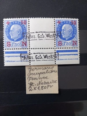 sello Francia ocupación alemania Foto 1 de 2