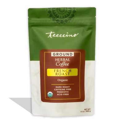 Alternativa de café de achicoria tostada francesa - Café de hierbas molido que es prebiótico... Foto 1 de 4