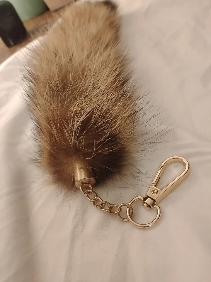 16"-18" Real Piel de Zorro Cola Llavero Bolso Dije Cartera Colgante Disfraz Juegos con disfraces Juguetes Foto 1 de 4