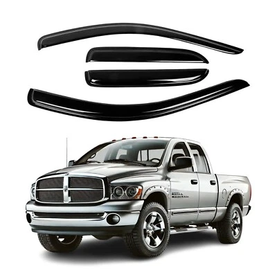 Se adapta a 02-08 Dodge Ram 1500 2003-2009 Ram 2500 y 3500 cabina y media ventana visera Foto 1 de 4