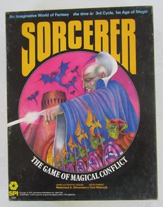 Unpunched - New 1975 SPI Sorcerer- The game of Magical Conflict- Boxed w/ Tray - Picture 1 of 12