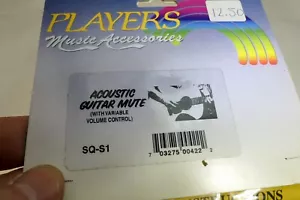 Players acoustic guitar mute SQ-S1 with variable volume control Music accessorie - Picture 1 of 8