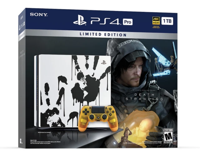 Sony PlayStation 4 Pro 1TB Console with Death Stranding Video Game Bundle