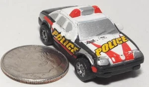 Small Mini Hot Wheels Police Car in Black & White marked Canine Unit (G) - Picture 1 of 3