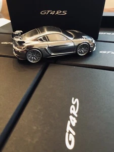 Genuine Porsche 718 Cayman GT4 RS Aluminum Free Key Fob 1:43 Paperweight - Picture 1 of 9