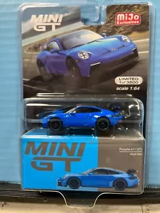 1/64 MINI GT PORSCHE 911 GT3 SHARK BLUE LHD MIJO EXCLUSIVES - Bild 1 von 2