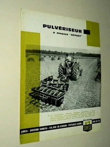 Prospectus Tracteur SOMECA Pulvérisateur 1962 Prospekt Tractor Traktor Trattore - Picture 1 of 1