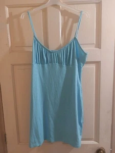 Primark Women's Size L (14/16) Blue Strappy Dress - Picture 1 of 5