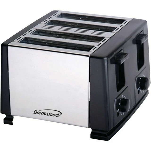 Brentwood 4-slice Toaster (black) Btwts284