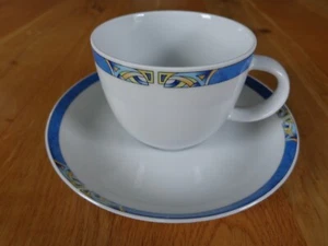 Iris Compact Seltmann Weiden, Kaffeetasse mit Untertasse, Set, neuwertig - Bild 1 von 7