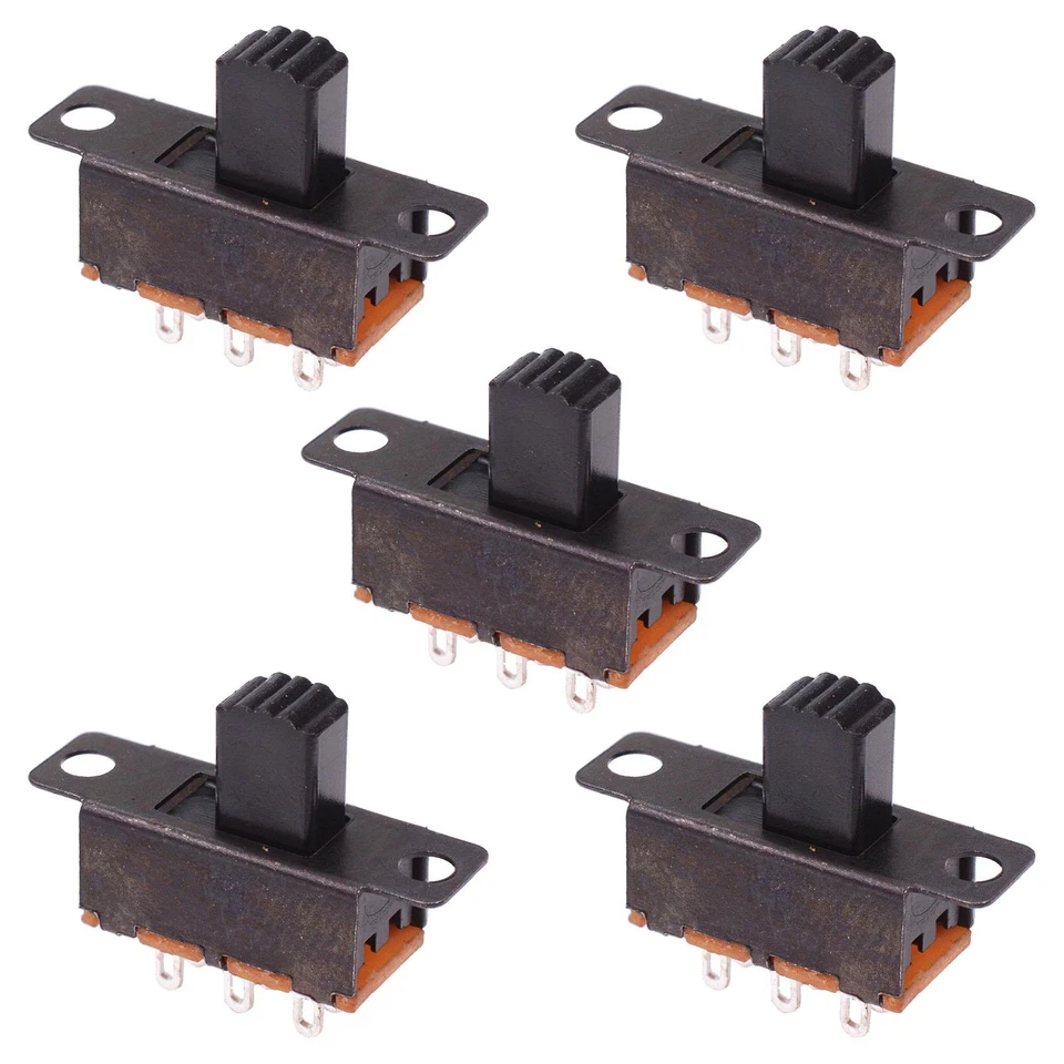 5 x On/On Mini Slide Switch Miniature DPDT - Image 1 of 1