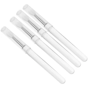 4 Pcs Silicone Lip Brush Travel Lipstick Applicator Makeup Brushes - Picture 1 of 12