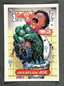 1987 Topps Garbage Pail Kids Series 10 OVERFLOW JOE 389b GPK Trading Card - Picture 1 of 2