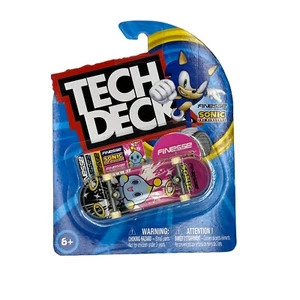 Tech Deck 2024 Finesse Sonic the Hedgehog Rings diapasón NUEVO - Imagen 1 de 8