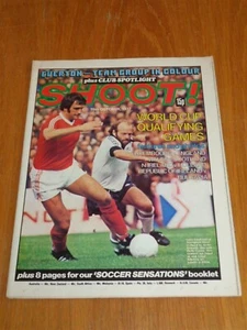 SHOOT 15TH OCTOBER 1977 FOOTBALL BRITISH WEEKLY _ - Picture 1 of 1